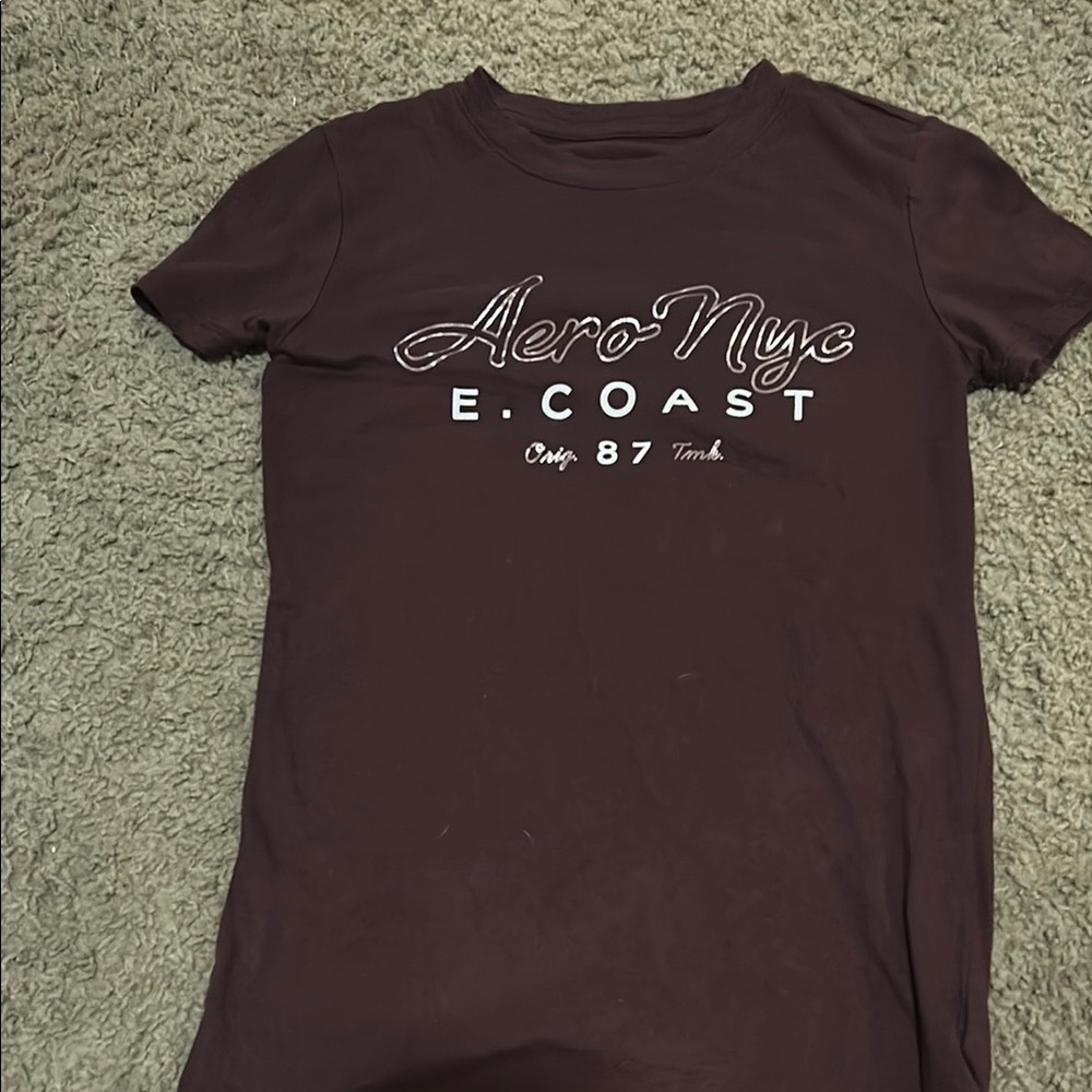 Aero NYC Maroon T-Shirt